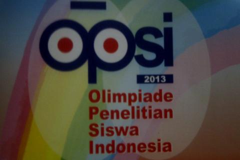 Olimpiade Penelitian Siswa Indonesia Tahun 2013 Dibuka